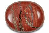 1.8" Polished Brecciated Red Jasper Pocket Stone  - Photo 4